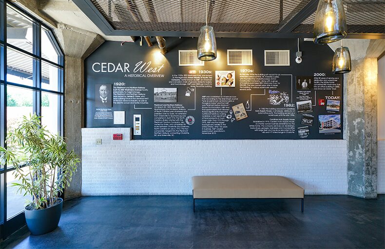 Cedar History Wall